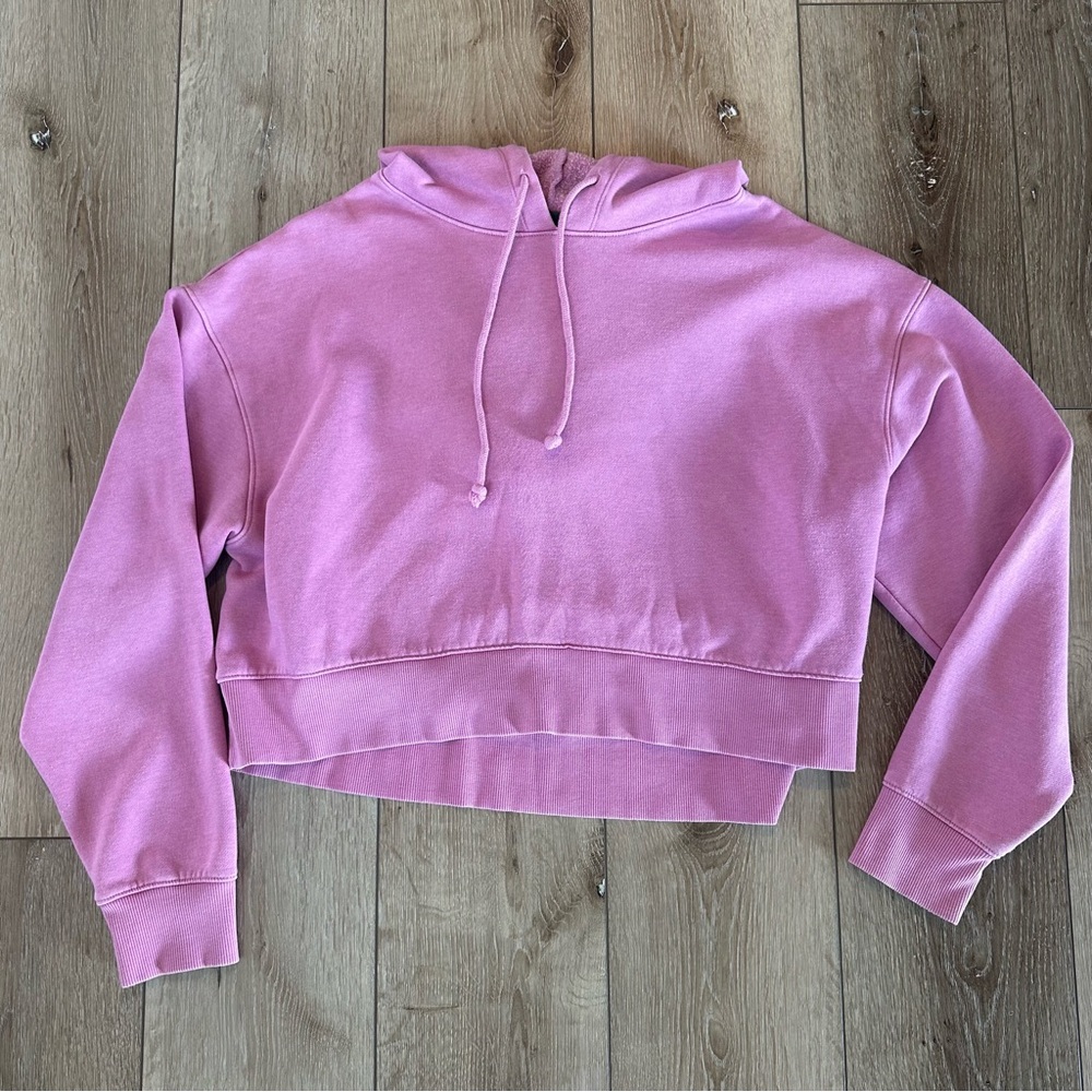 Wild Fable Pink Hoodie Sweatshirt Summer Top for Women Large